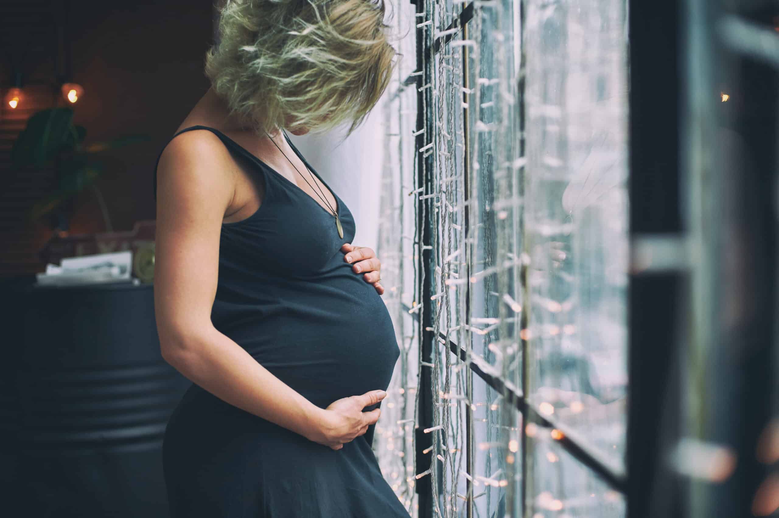 young beautiful pregnant woman standing near windo 2022 12 16 14 54 51 utc scaled