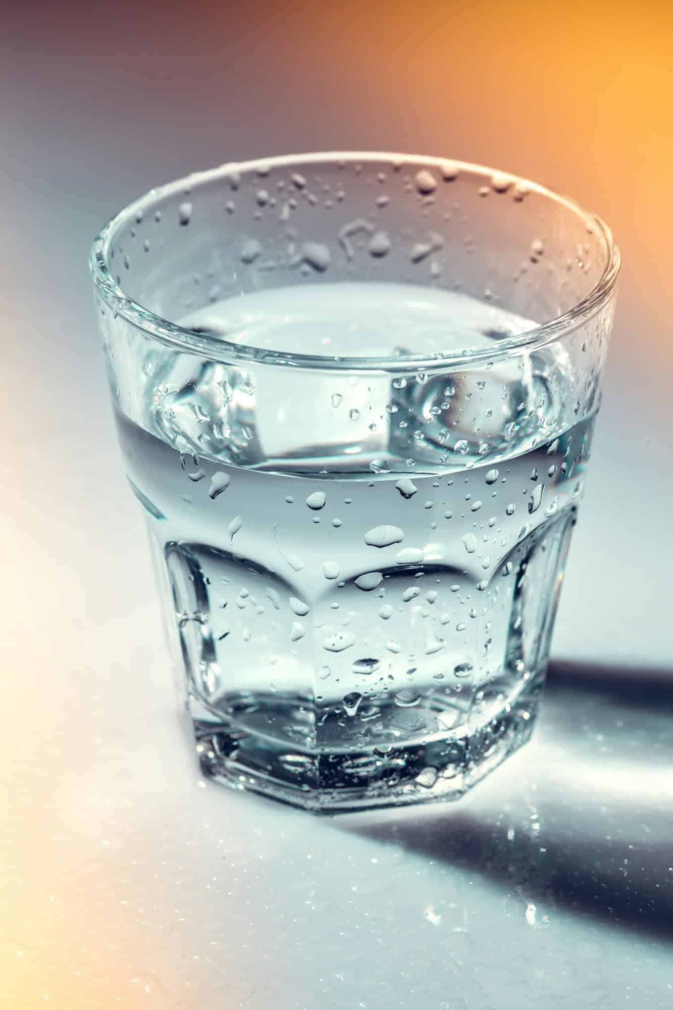 Glass of water