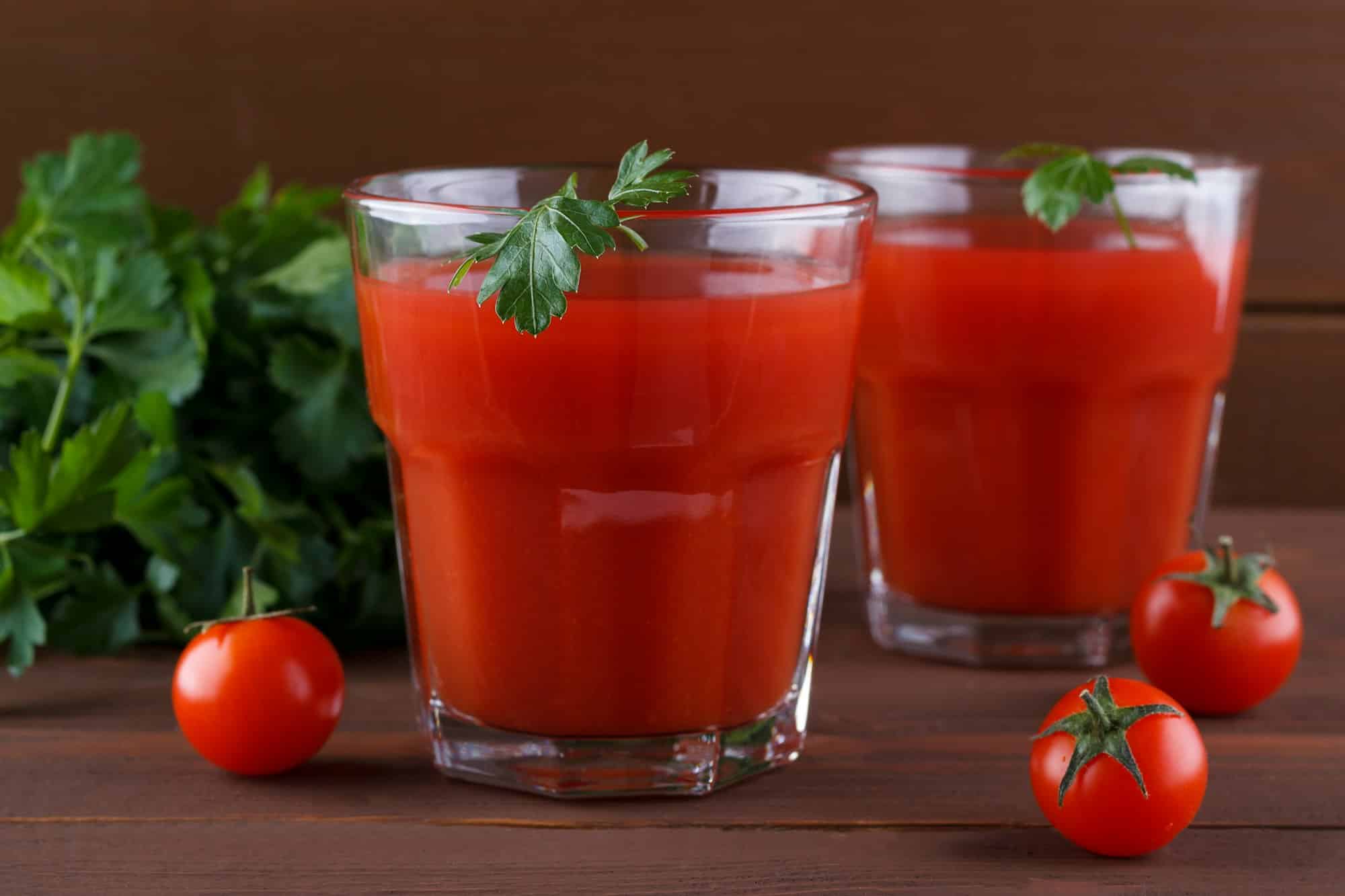 Fresh tomato juice