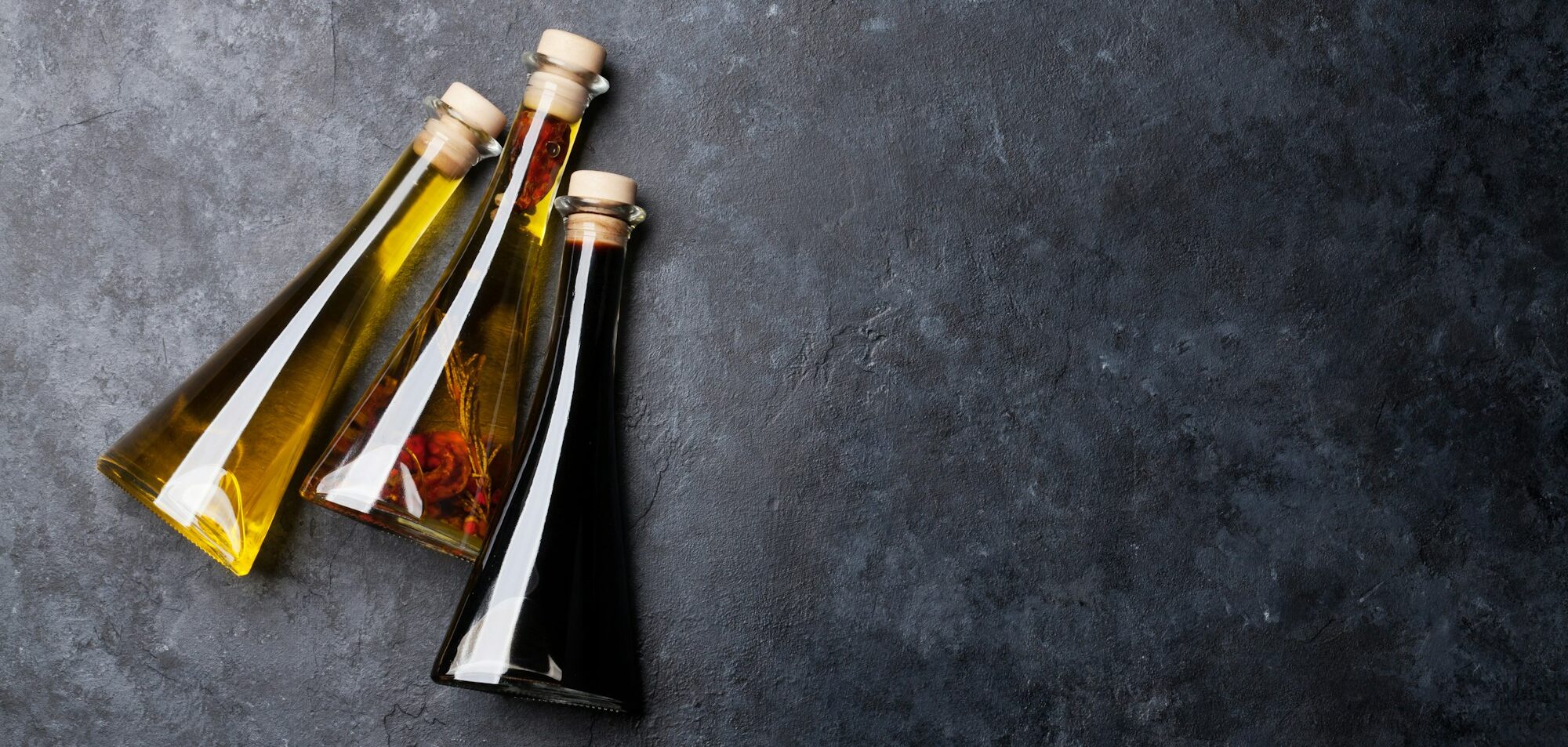 Olive oil and vinegar